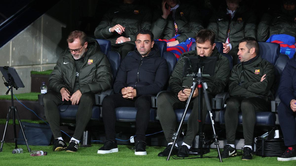 Xavi, antes del partido ante el Porto
