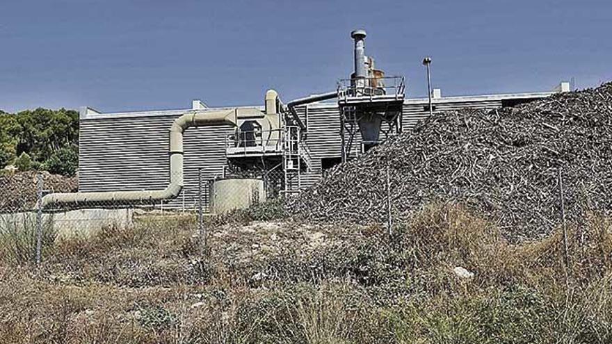 La planta de tratamiento de residuos, en las inmediaciones de Costa de la Calma.