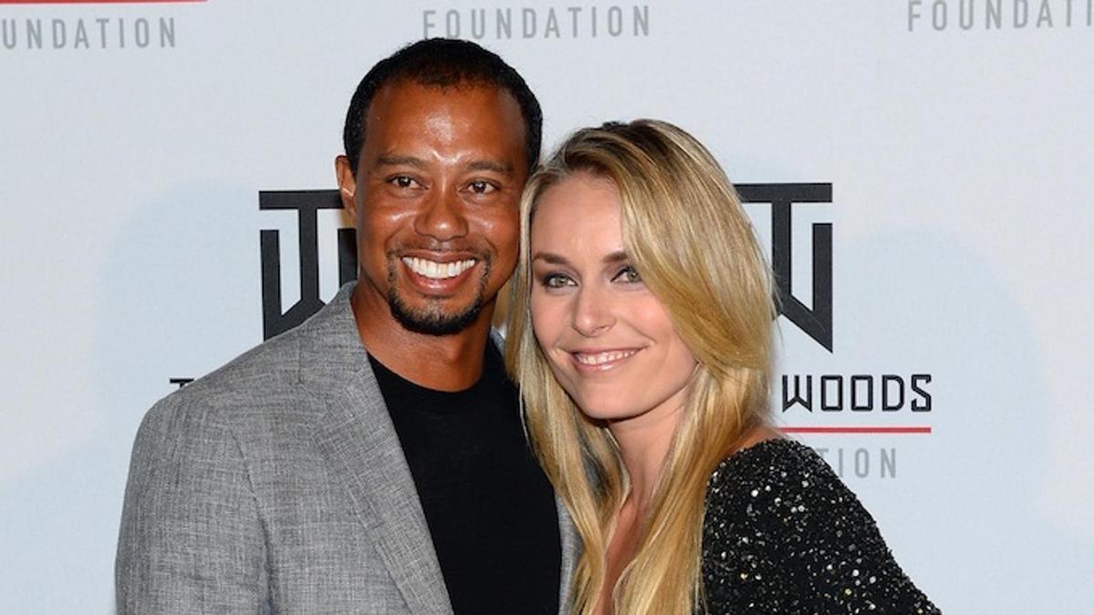 Tiger Woods y Lindsay Vonn durante su relación.
