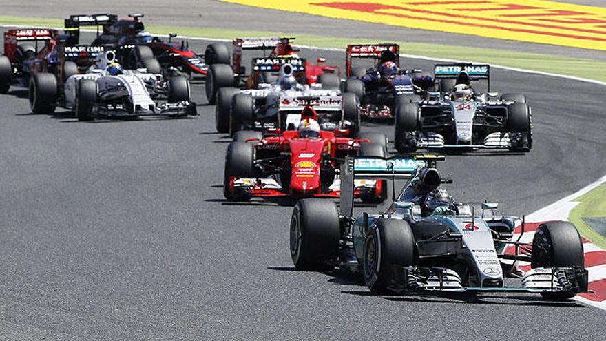 Un momento del Gran Premio de España de 2015.