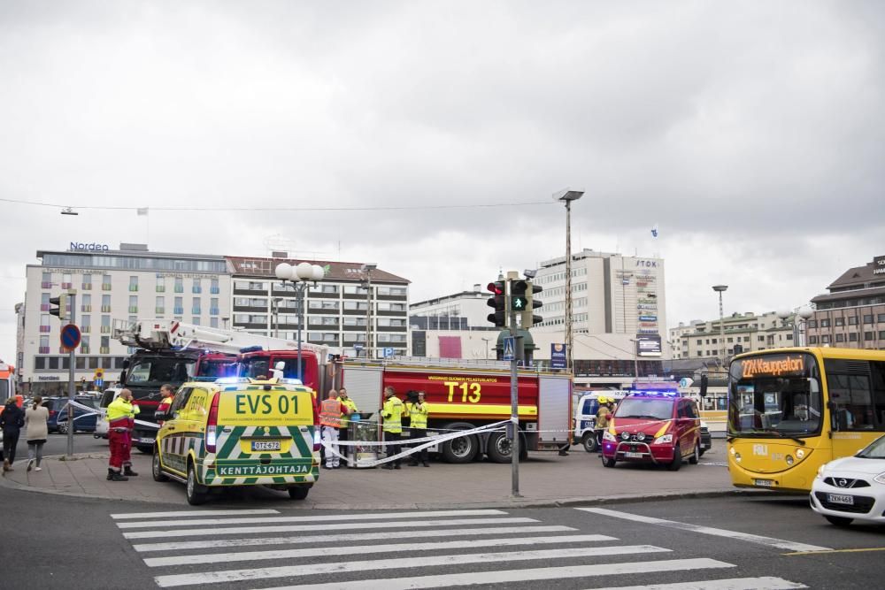 Las imágenes de la tragedia en Finlandia