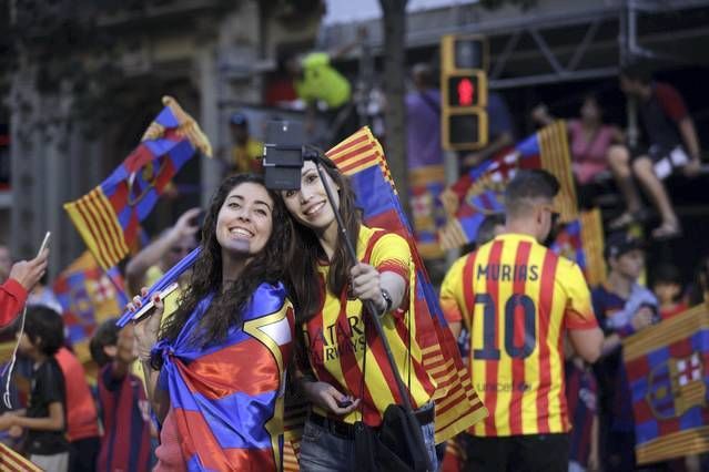 Fotogalería: Celebración de la Champions del Barsa