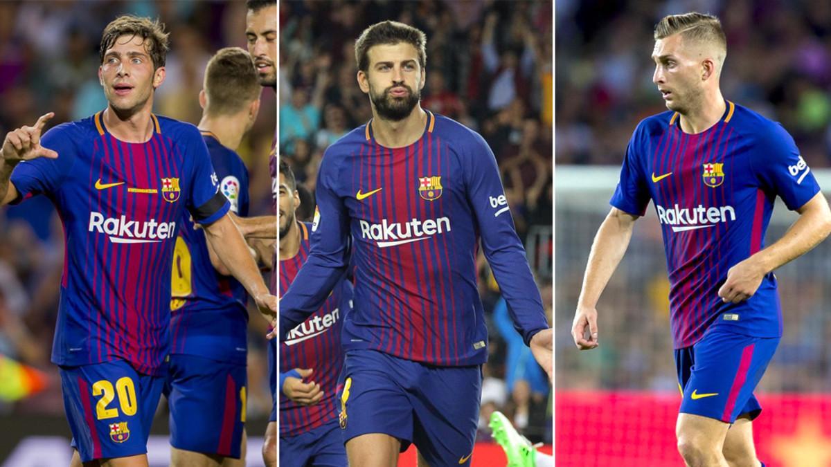 Srergi Roberto, Gerard Piqué y Gerard Deulofeu renovarán sus contratos