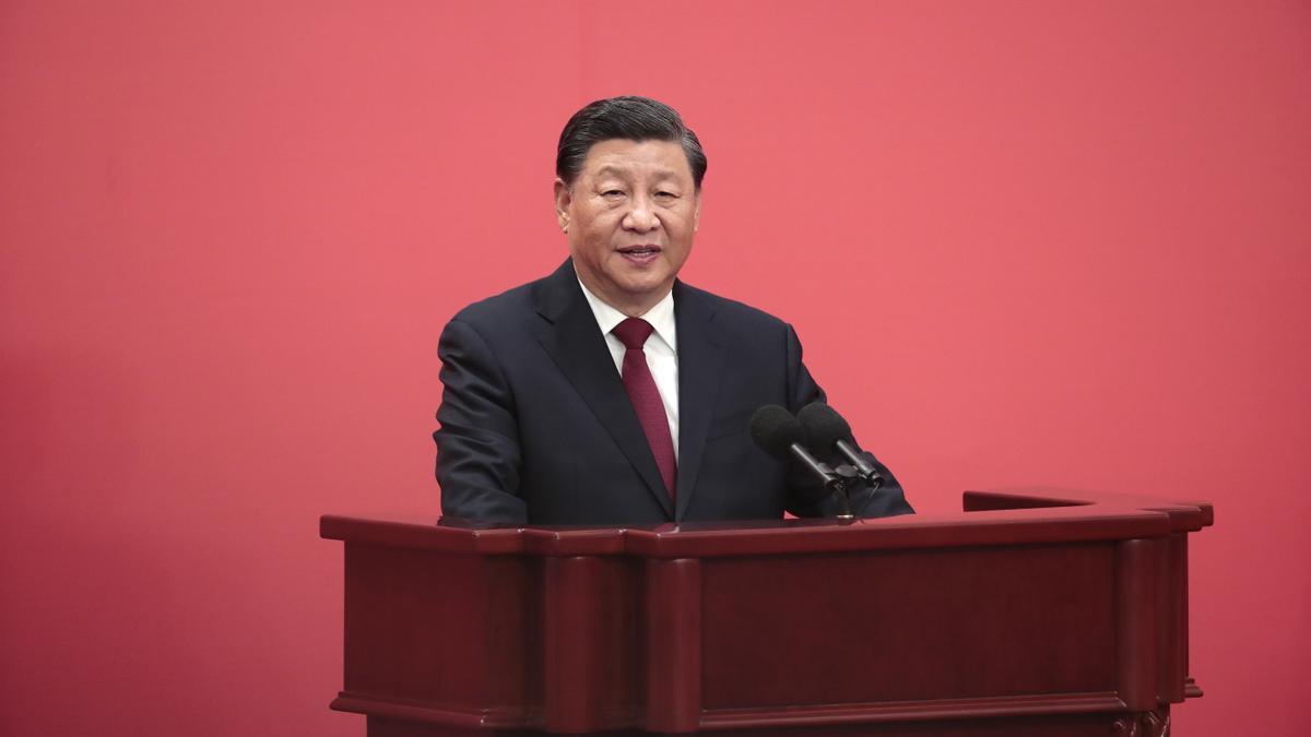 Xi Jinping, durante la conferencia de prensa.