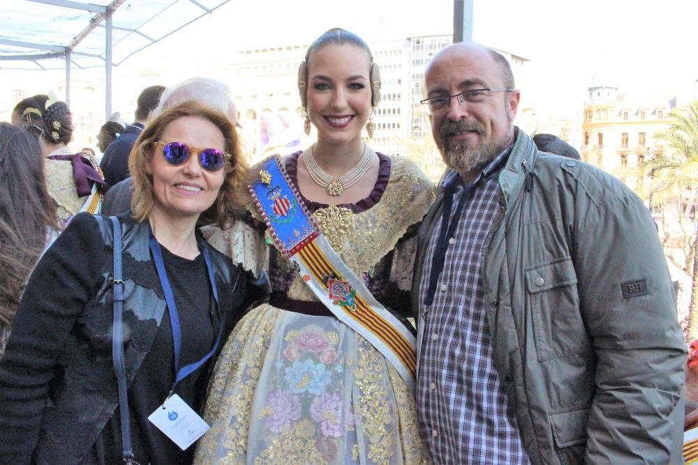 Poder de Zaidía: Paula Santarrufina con Jordi Palanca y su esposa, Minerva Chacón.