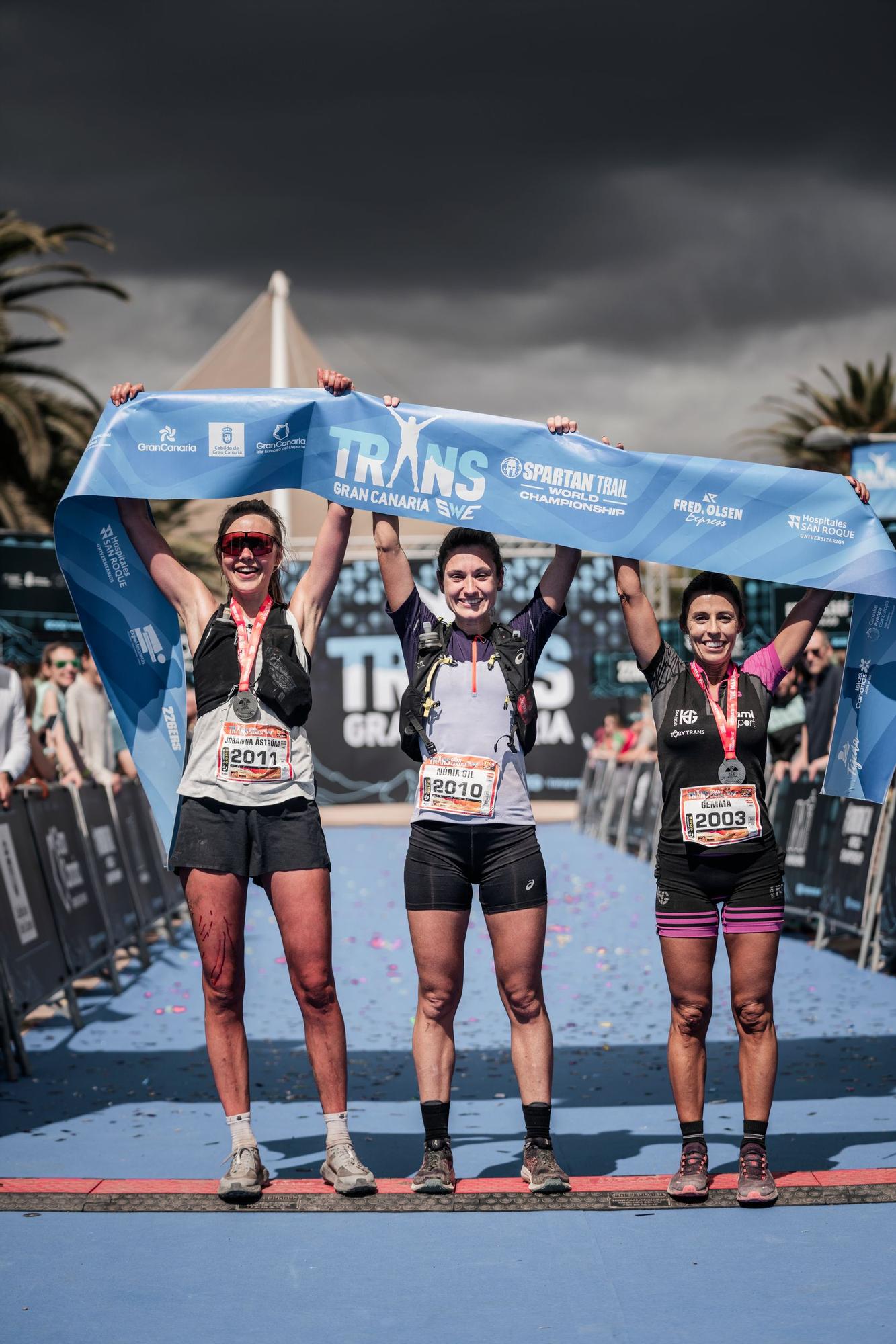 Llegada a meta de la Transgrancanaria Maratón 2023