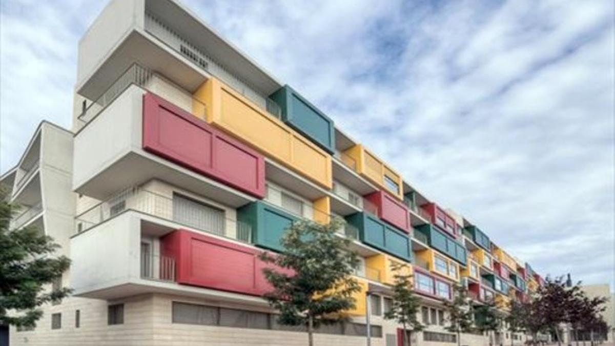 Promoción de viviendas nuevas de Catalunya Caixa en Terrassa.
