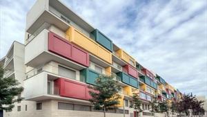 Promoción de viviendas nuevas de Catalunya Caixa en Terrassa.