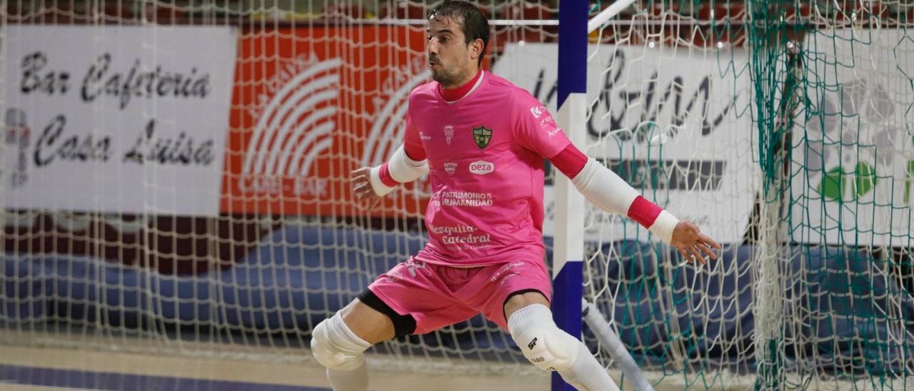 Fabio Alvira, durante un encuentro en Vista Alegre esta temporada.