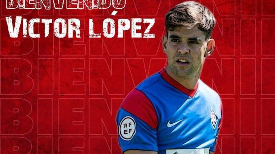 Anuncio de Victor López como fichaje rojiblanco.