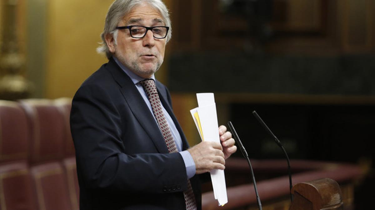 Josep Sánchez Llibre, en el pleno del Congreso, el pasado 19 de diciembre.