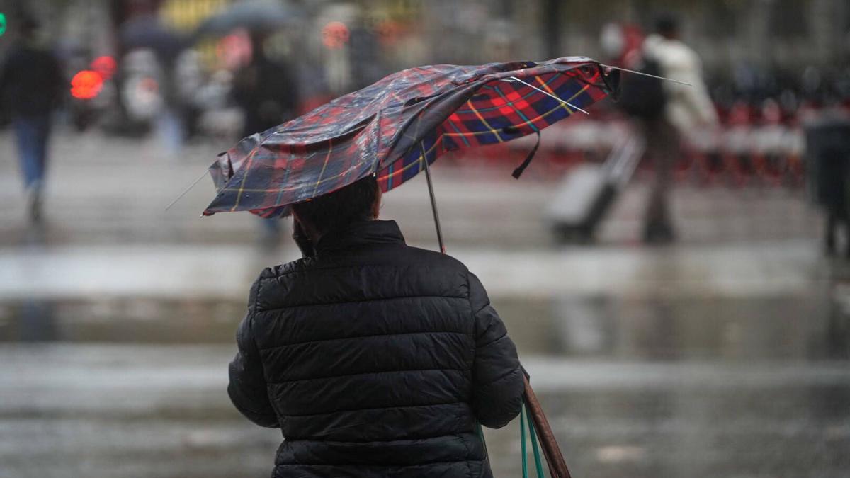 Lluvias torrenciales en Barcelona.