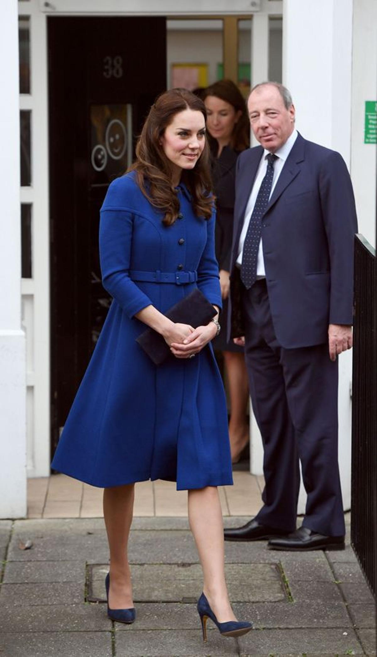 Kate Middleton: vestido azul