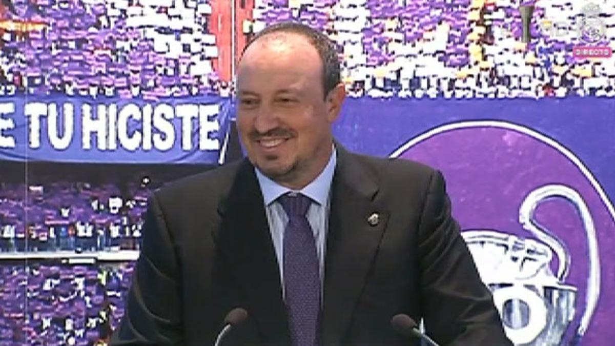 Rafa Benítez: "Esta es mi casa. Ojalá juguemos bien y ganemos títulos"