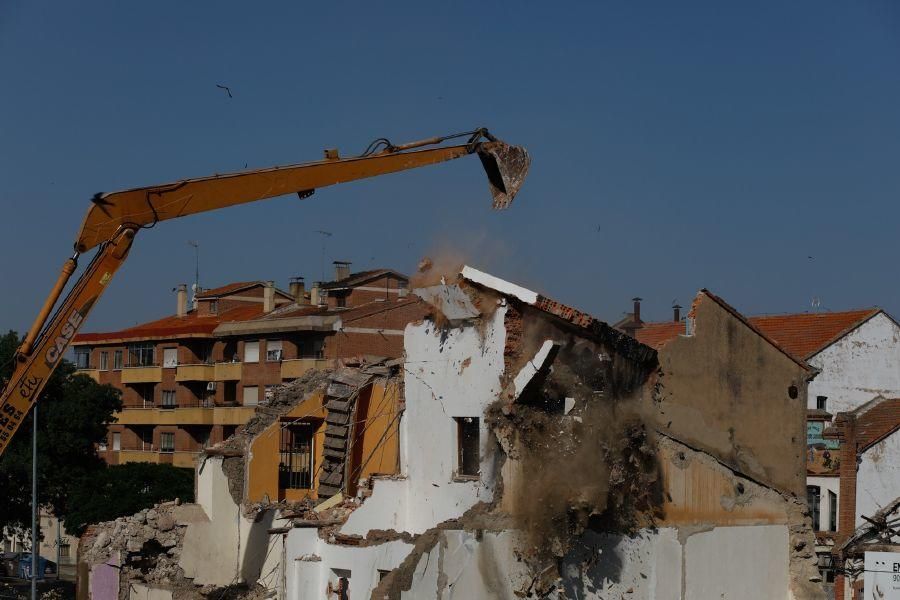 Derribo para liberar la muralla en Zamora