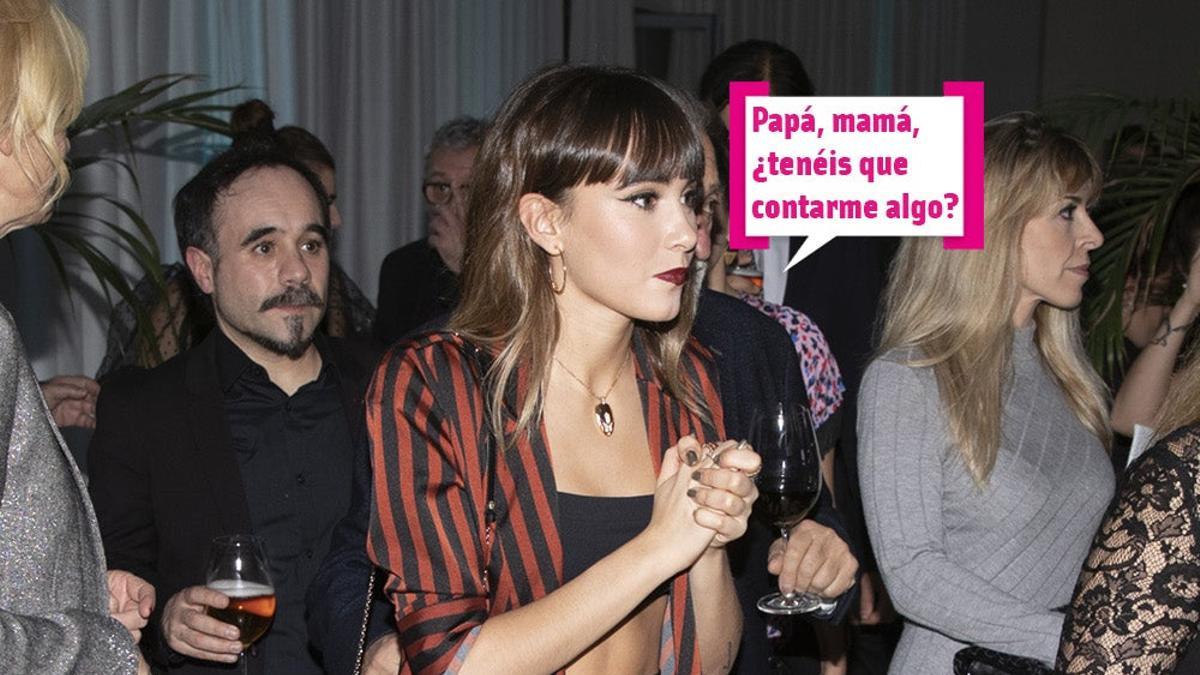 Aitana Ocaña con bocadillo: &quot;Papá, mamá, ¿tenéis que contarme algo?