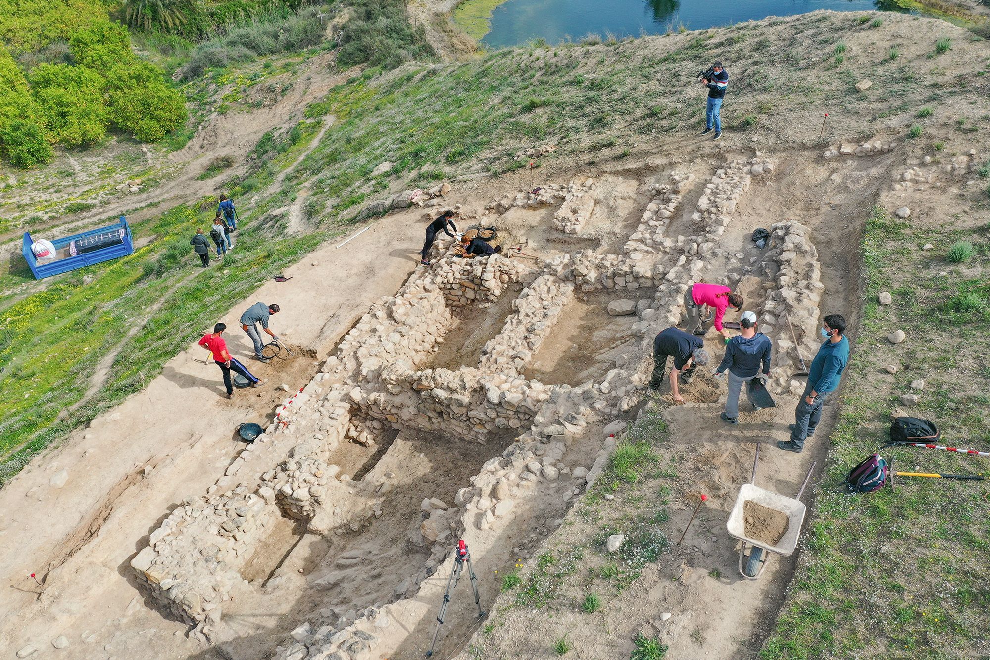 Excavaciones arqueológicas en el yacimiento de Los Saladares de Orihuela