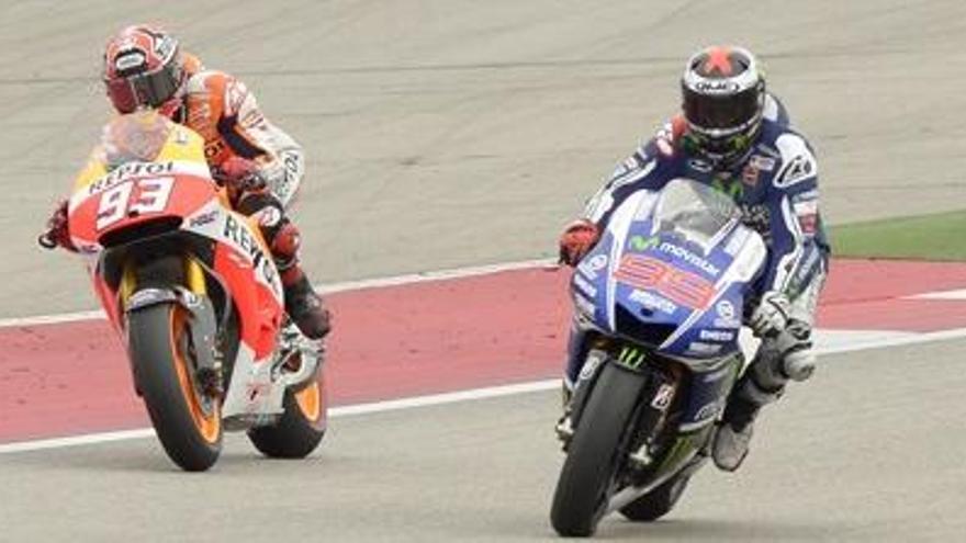 Marc Márquez explota els nervis de Jorge Lorenzo