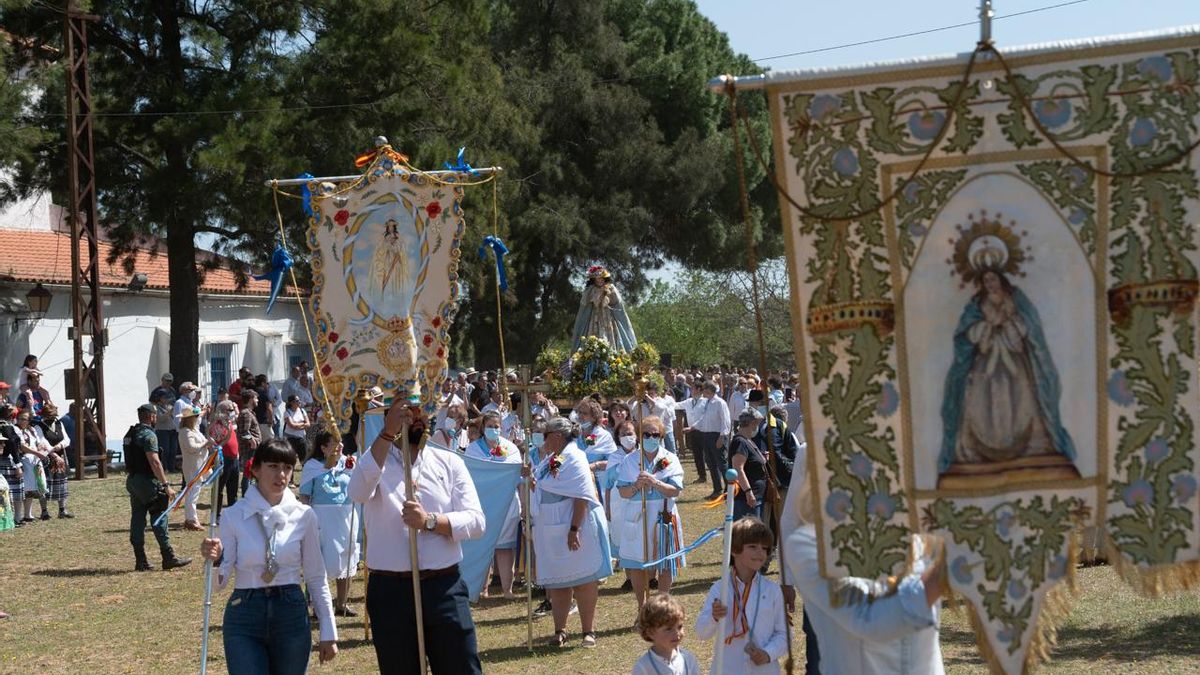 Romería de Bótoa, que se celebra el primer domingo de mayo.