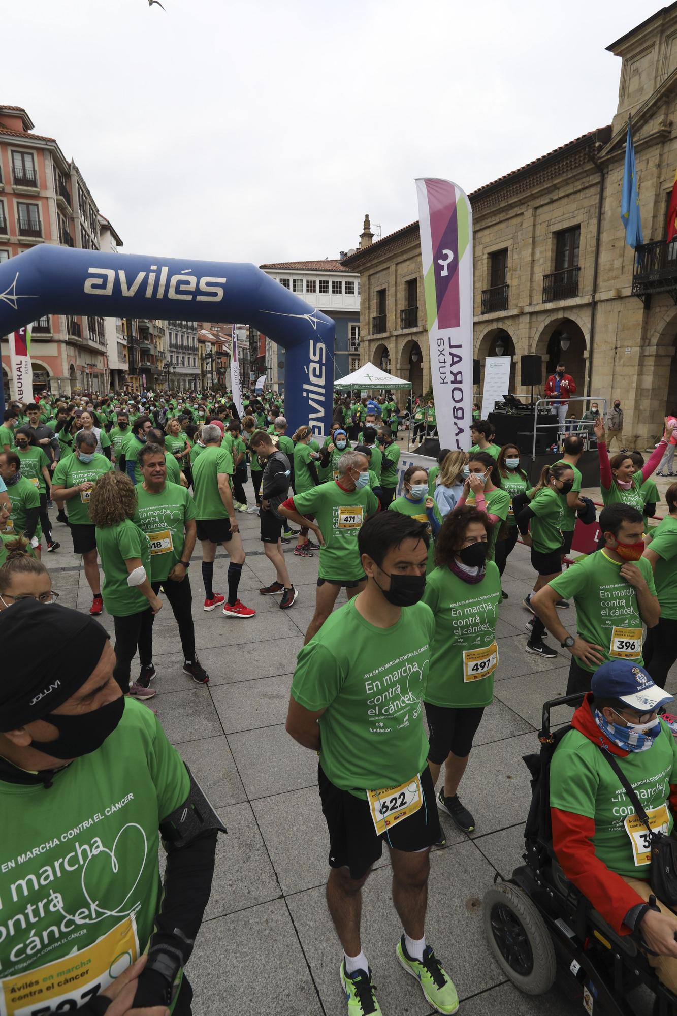 Marcha contra el cáncer de Avilés