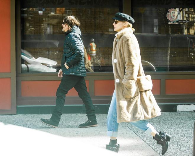 Diane Kruger y su pareja Norman Reedus pasean por Nueva York