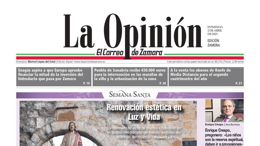 Los titulares de este domingo en Zamora