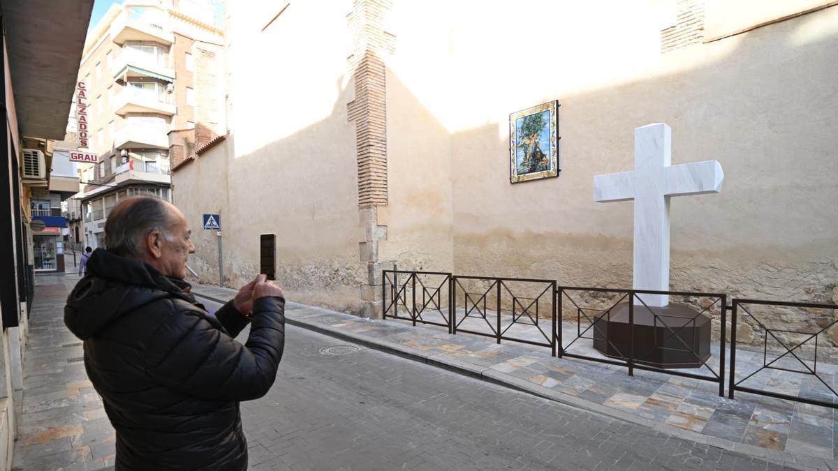 Nueva ubicación de la Cruz de Callosa de Segura