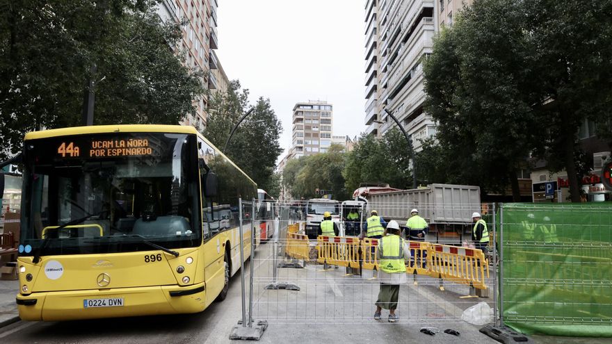 La Gran Vía de Murcia volverá a la normalidad la semana que viene