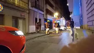 Cinco heridos en el incendio de un edificio en Ontinyent