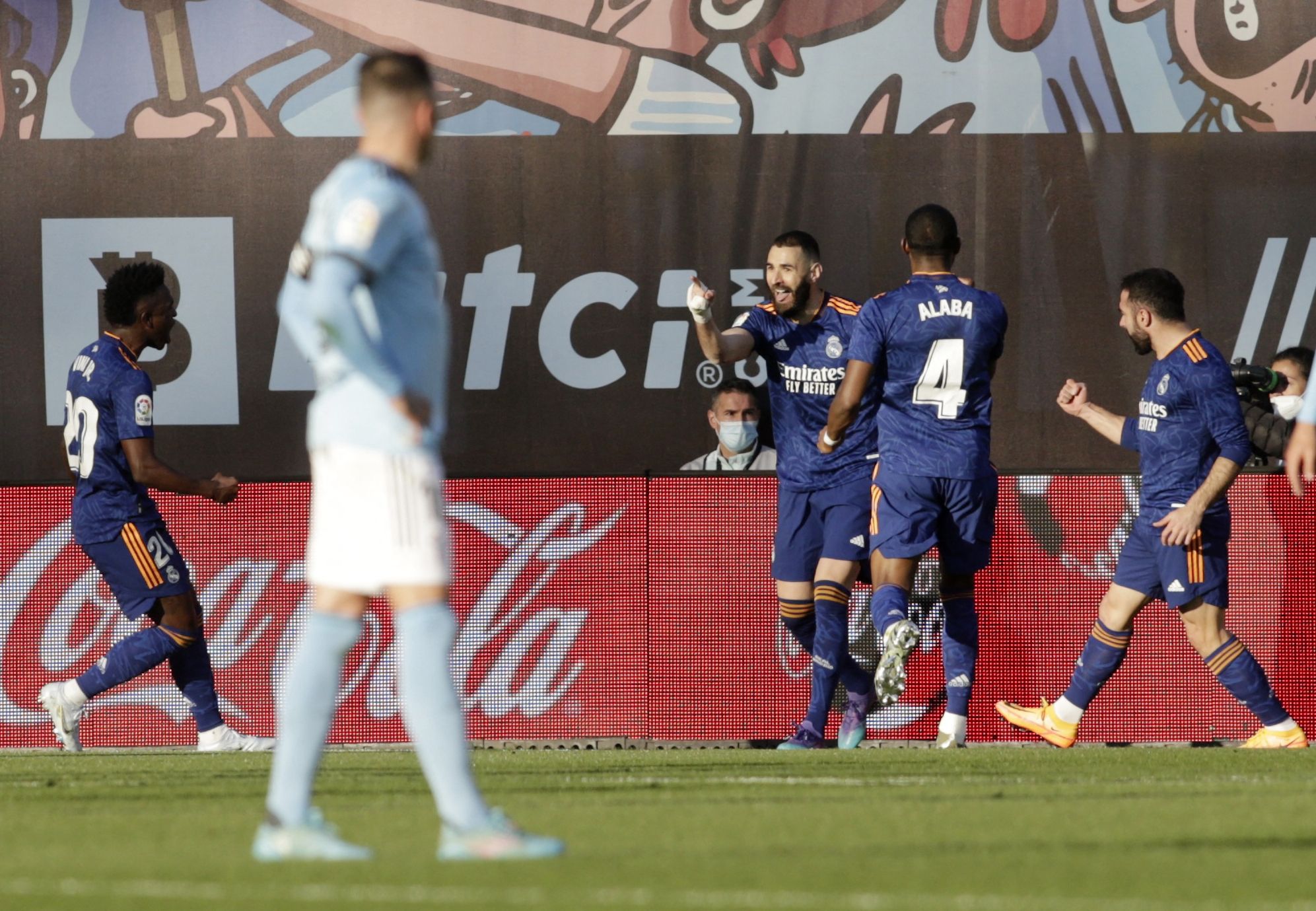 Así se está viviendo el cara a cara entre el Celta y el Madrid en Balaídos