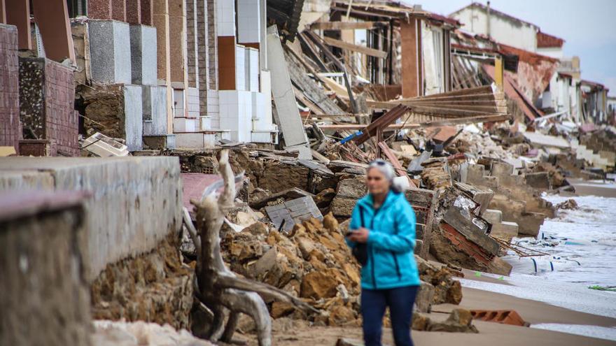 Estado actual de las casas de Playa Babilonia