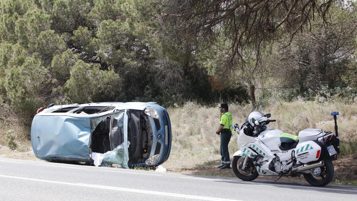 Uno de los vehículos involucrados en el accidente