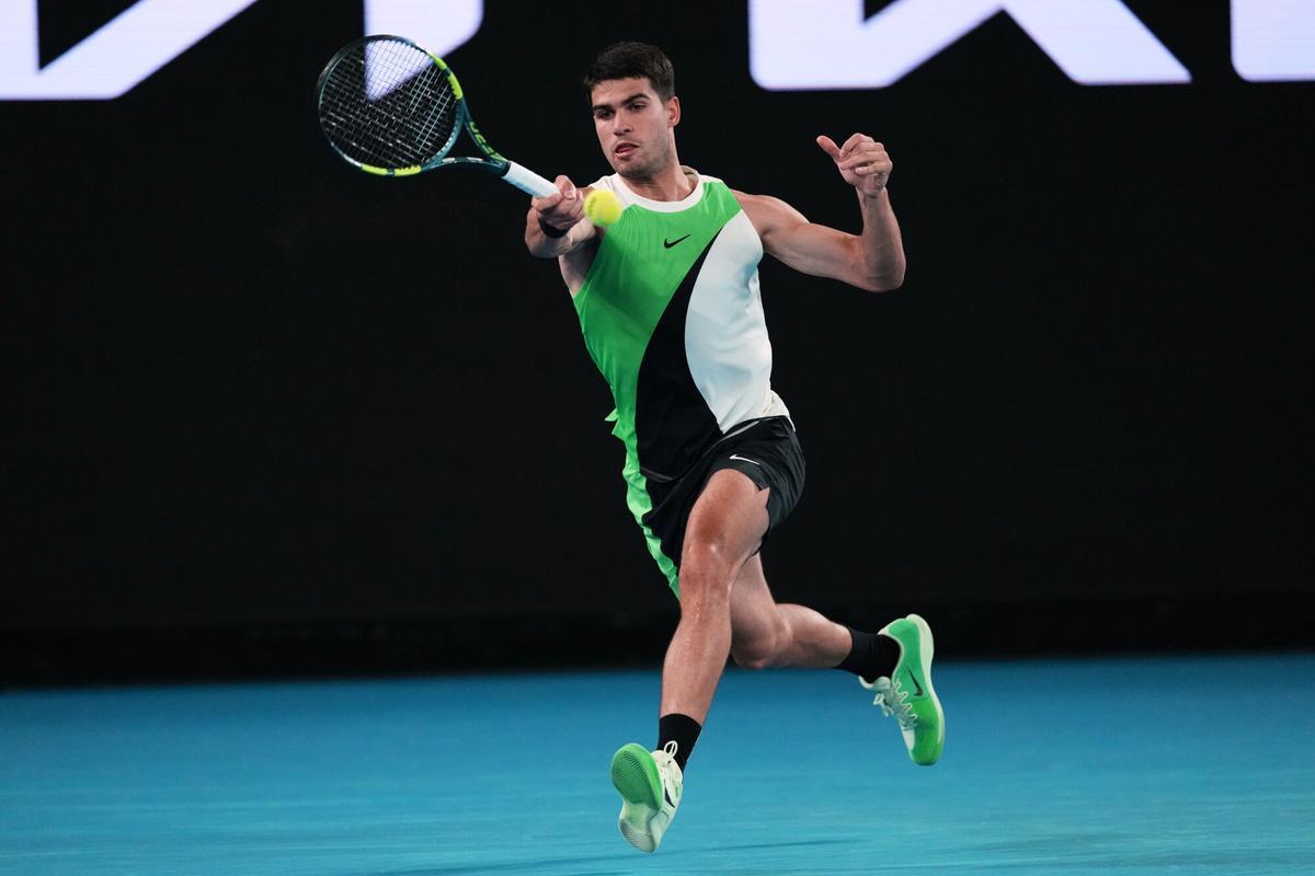 Open de Australia: Carlos Alcaraz - Adam Walton, en imágenes.