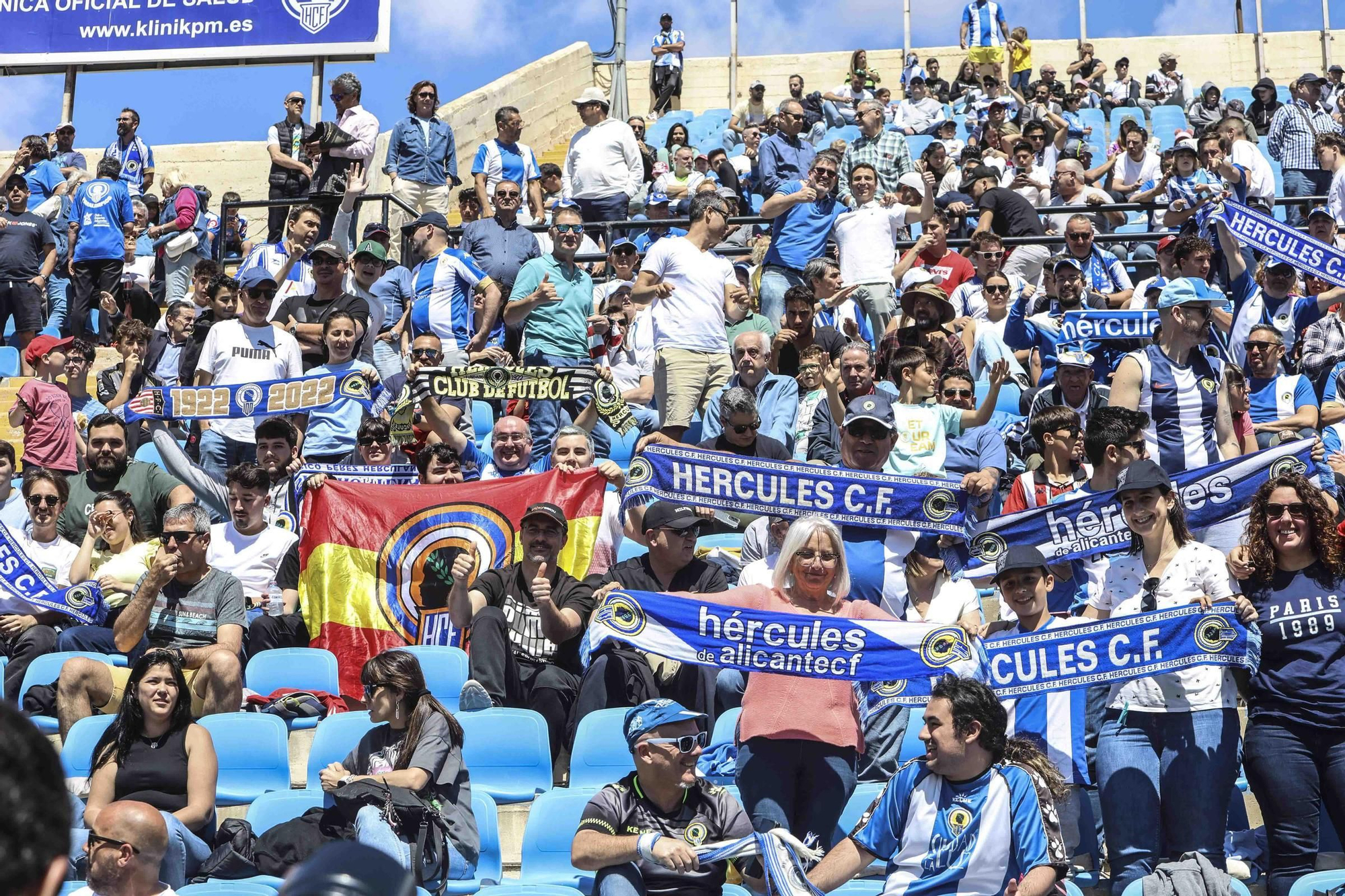 Las imágenes del Hércules CF- Peña Deportiva (5-1)