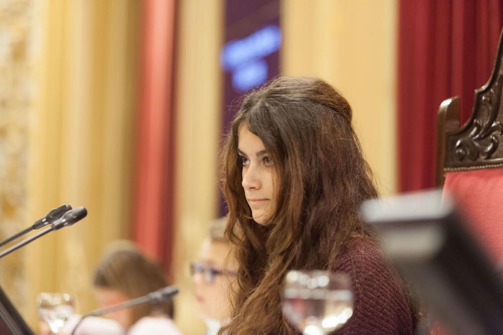 Los más jóvenes 'toman' el Parlament para luchar contra el cambio climático