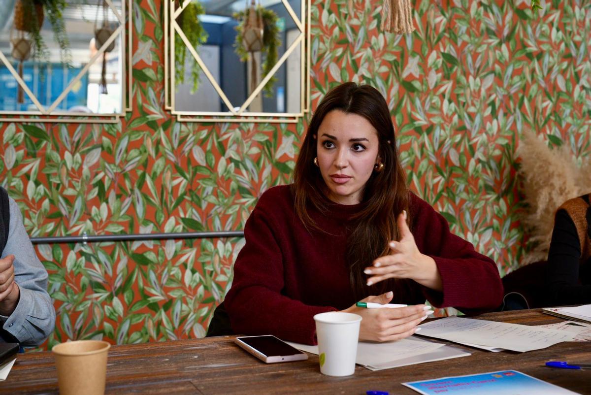 La regidora socialista Carla Aguilera