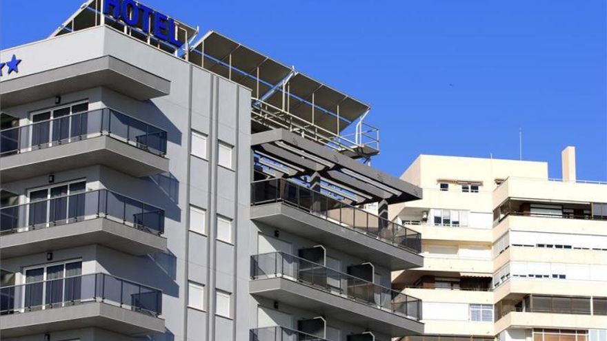 Hoteles en la playa Playamar en Torremolinos (Málaga).