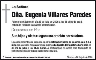 Dña. Eugenia Villares Paredes