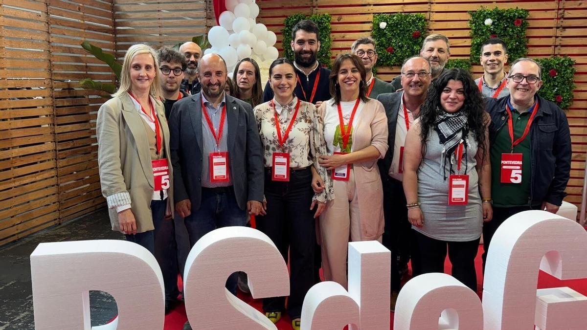 Representantes socialistas de los concellos de Deza y Tabeirós-Montes.