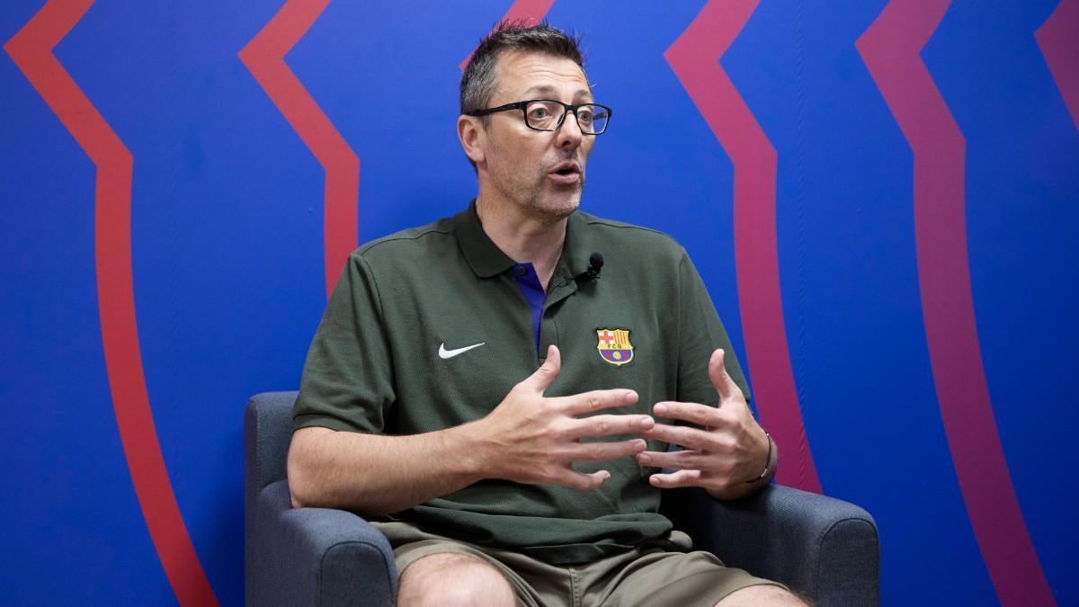 Álex Terés explicó a SPORT el funcionamiento de la cantera del Barça de basket