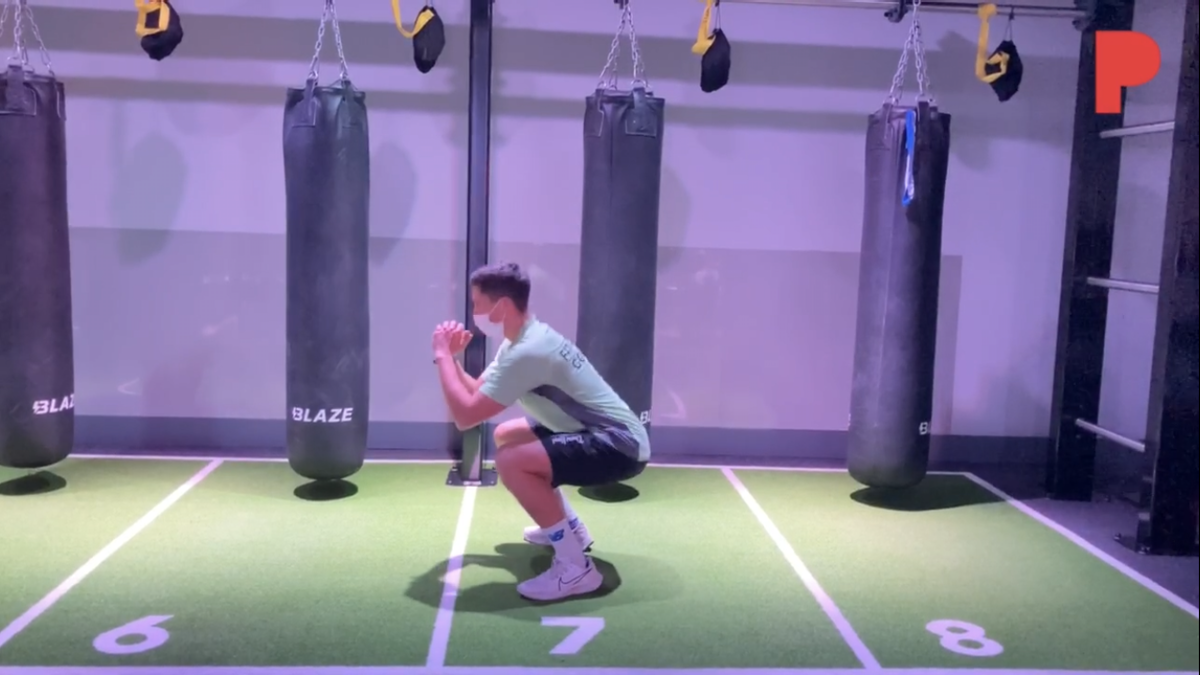 Rutina HIIT ’Full Body’ realizada por Javier Lozano Hidalgo, Susana Martínez Sanz y Daniel Martínez del Real en el gimnasio David Lloyd de Barcelona.