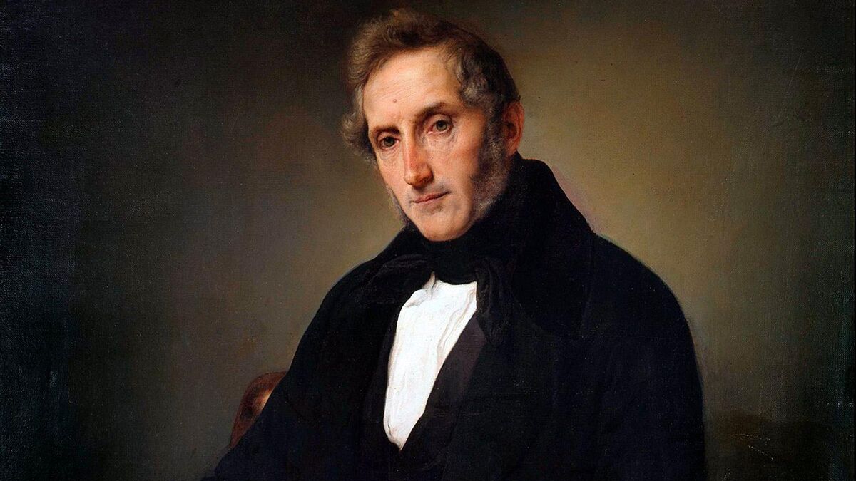 Retrato de Alessandro Manzoni.