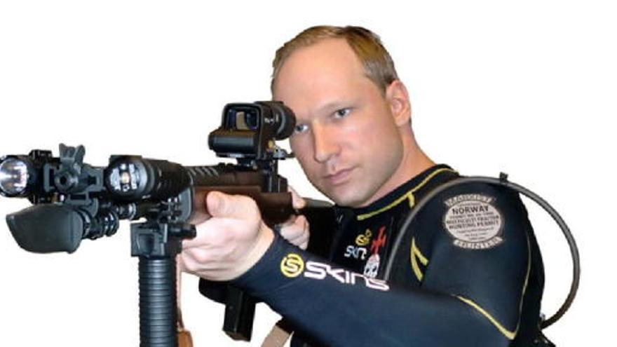 El autor de la matanza de Noruega, Anders Breivik.