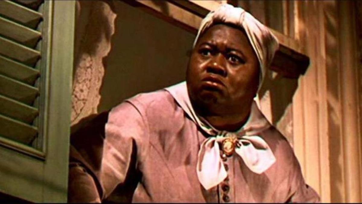 Hattie McDaniel en “Lo que el viento se llevó&quot;.