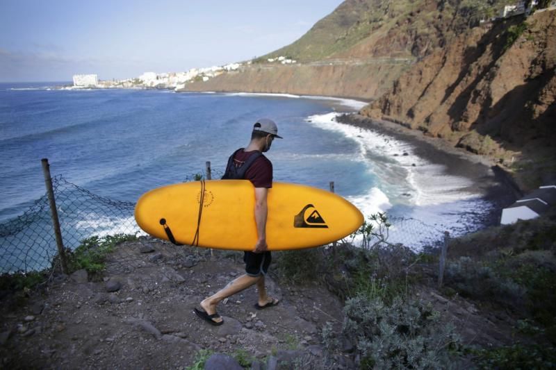 Zonas con riesgos de desprendimiento en Tenerife