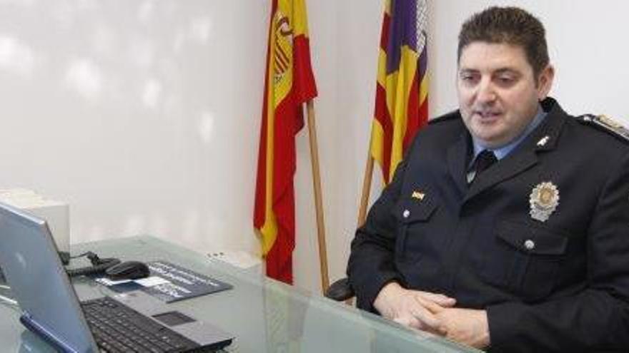 Javier Verdugo, poco después de su nombramiento como jefe de la Policía Local.