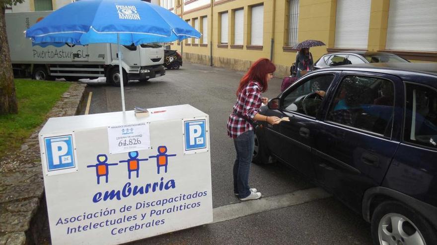 Control de acceso al parking del Instituto Rey Pelayo.