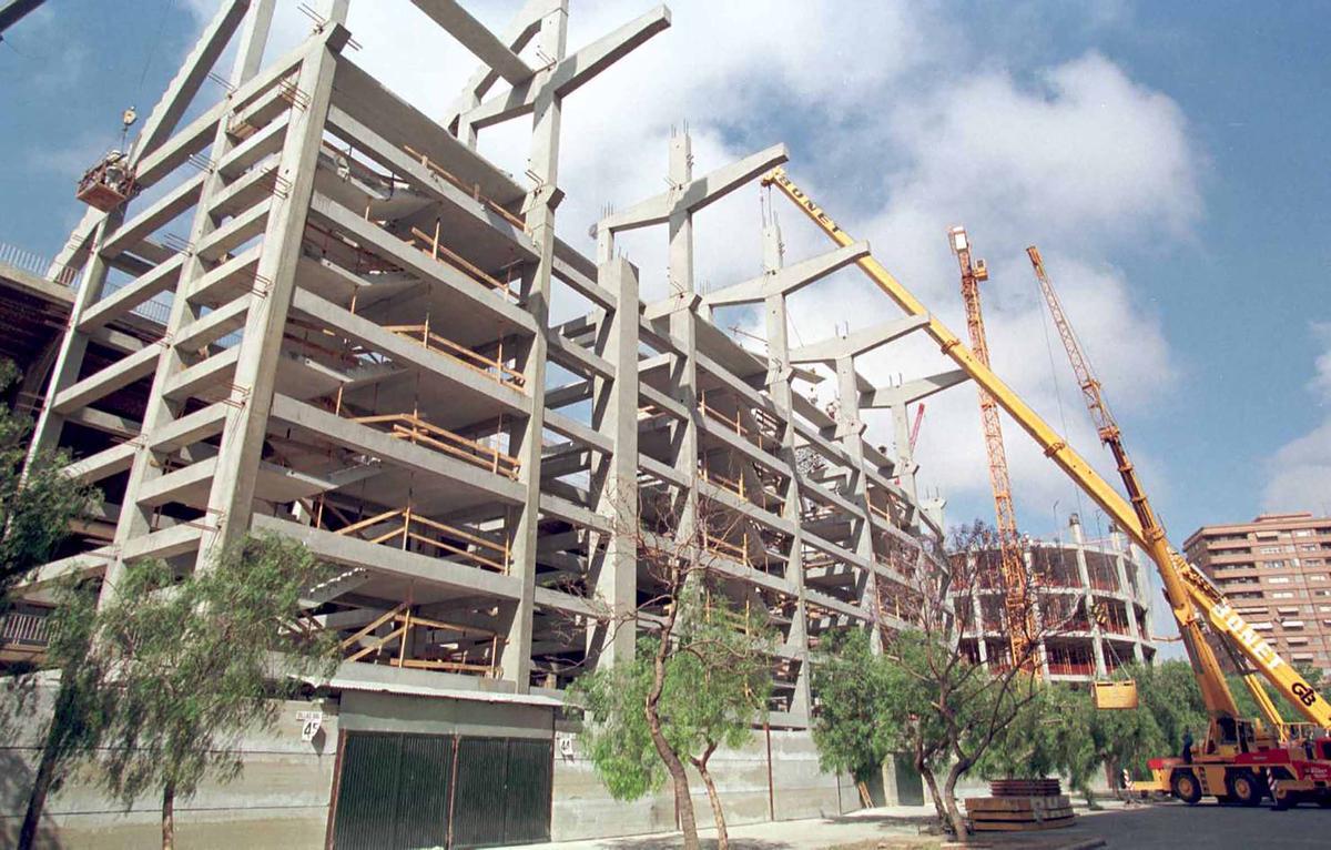 Mestalla en obras a lo largo de su historia Mestalla en obras a lo largo de su historia