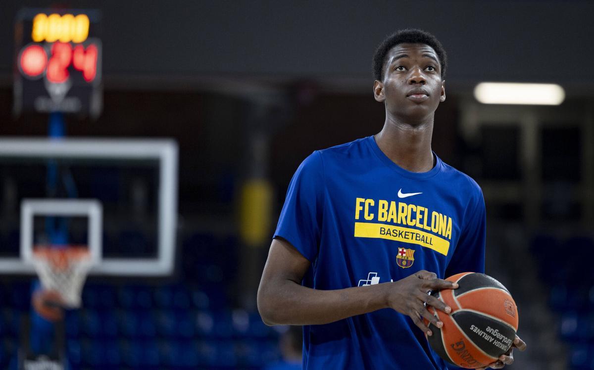 Sayon Keita afronta posiblemente su último año en el Barça antes de dar el salto a la NCAA