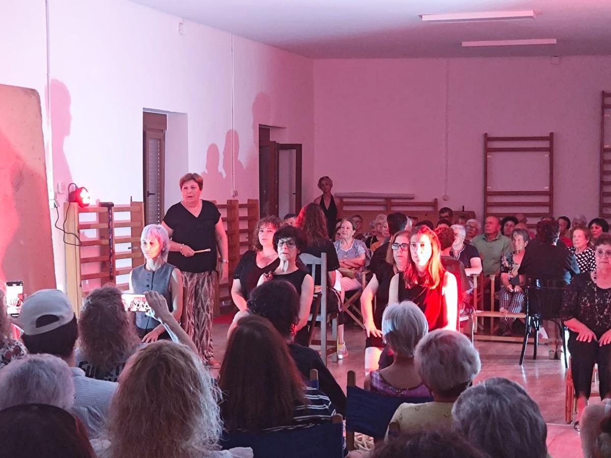 Obra de teatro en Pobladura del Valle.